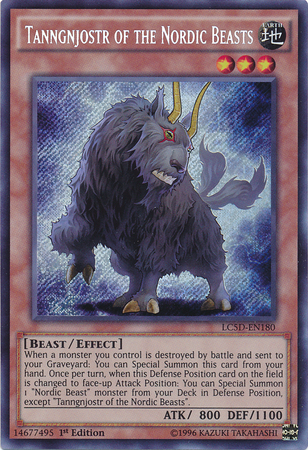 Tanngnjostr of the Nordic Beasts [LC5D-EN180] Secret Rare | Clutch Gaming