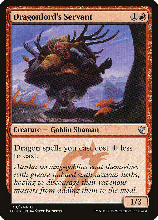 Dragonlord's Servant [Dragons of Tarkir] | Clutch Gaming