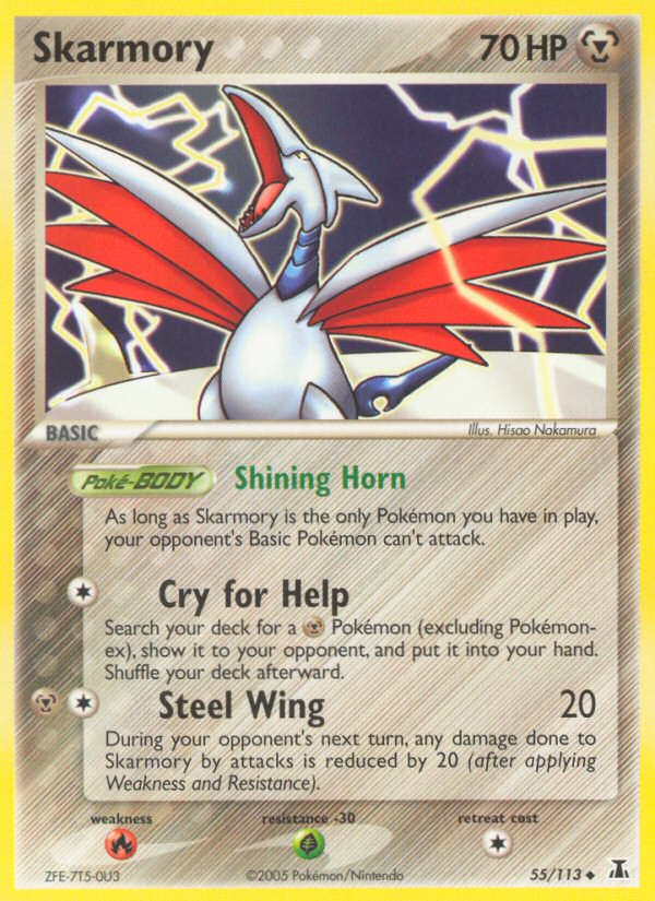 Skarmory (55/113) [EX: Delta Species] | Clutch Gaming