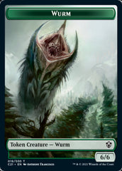 Wurm // Kraken Double-Sided Token [Commander 2021 Tokens] | Clutch Gaming