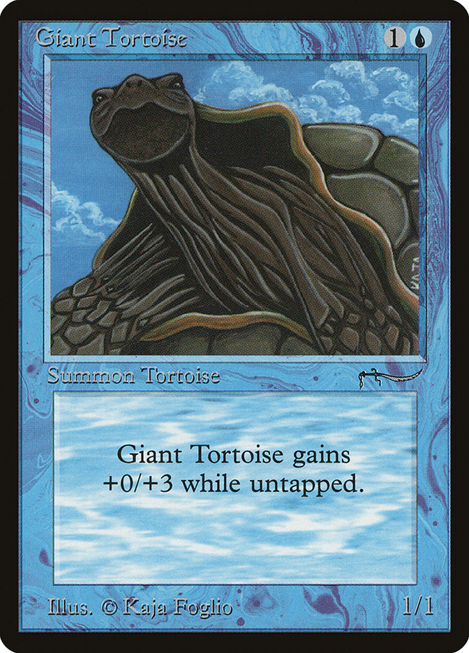 Giant Tortoise (Light Mana Cost) [Arabian Nights] | Clutch Gaming