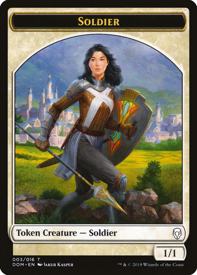 Soldier Token [Dominaria Tokens] | Clutch Gaming