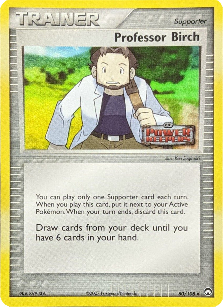 Professor Birch (80/108) (Stamped) [EX: Power Keepers] | Clutch Gaming