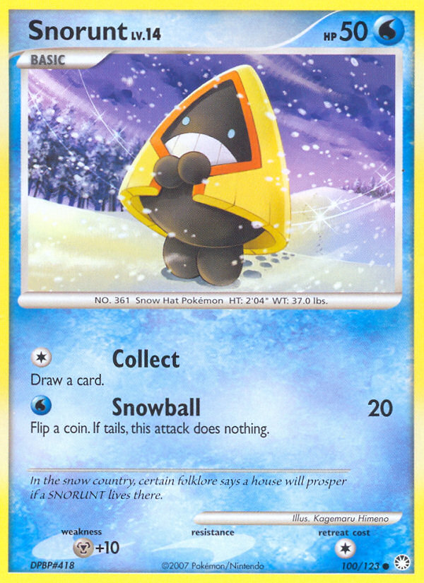 Snorunt (100/123) [Diamond & Pearl: Mysterious Treasures] | Clutch Gaming