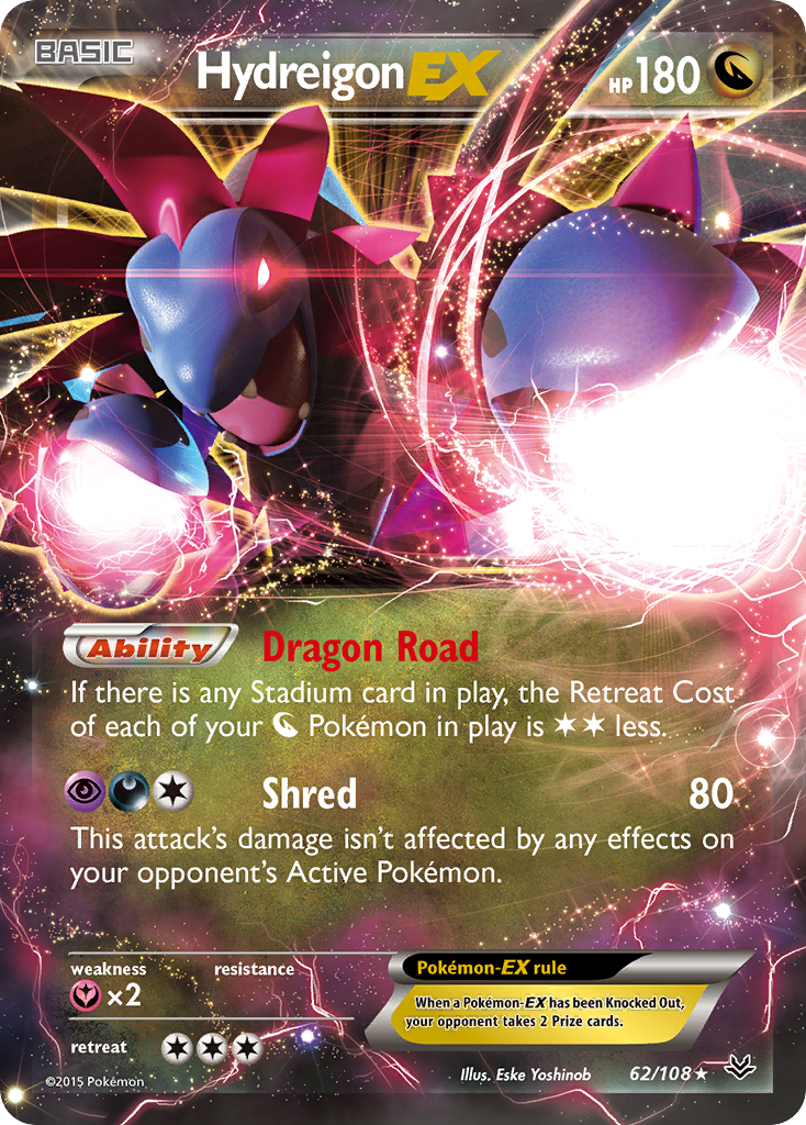 Hydreigon EX (62/108) [XY: Roaring Skies] | Clutch Gaming