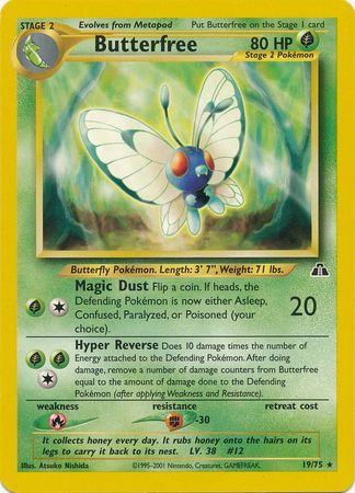 Butterfree (19/75) [Neo Discovery Unlimited] | Clutch Gaming