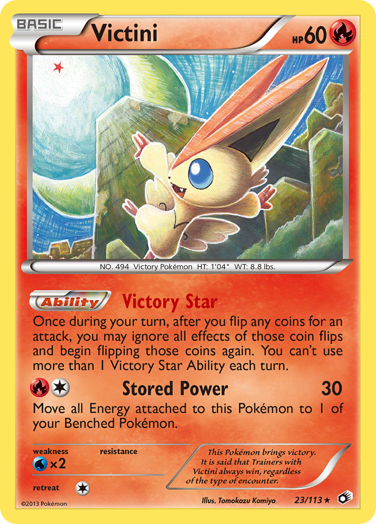 Victini (23/113) (Theme Deck Exclusive) [Black & White: Legendary Treasures] | Clutch Gaming