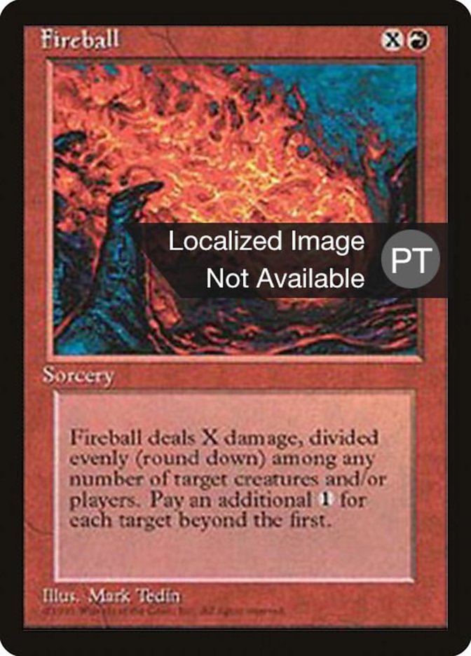 Fireball [Fourth Edition (Foreign Black Border)] | Clutch Gaming