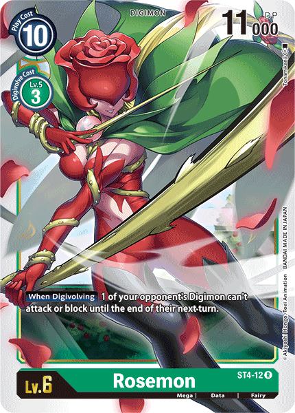 Rosemon [ST4-12] [Starter Deck: Giga Green] | Clutch Gaming