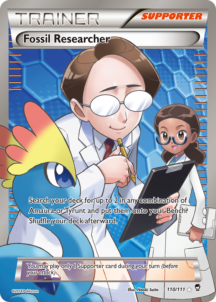 Fossil Researcher (110/111) [XY: Furious Fists] | Clutch Gaming