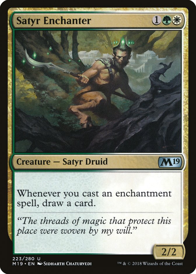 Satyr Enchanter [Core Set 2019] | Clutch Gaming