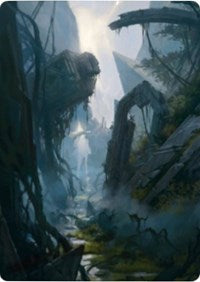 Swamp 2 Art Card [Zendikar Rising Art Series] | Clutch Gaming