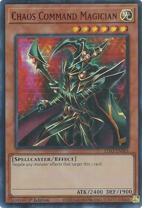 Chaos Command Magician (Red) [LDS3-EN083] Ultra Rare | Clutch Gaming