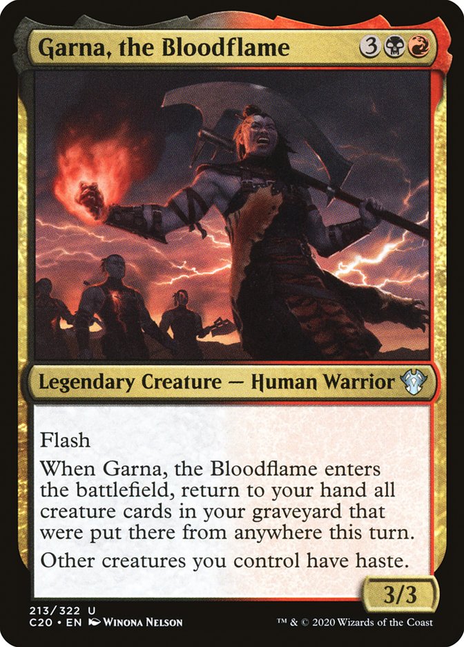 Garna, the Bloodflame [Commander 2020] | Clutch Gaming