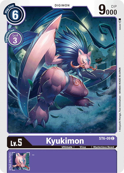 Kyukimon [ST6-09] [Starter Deck: Venomous Violet] | Clutch Gaming