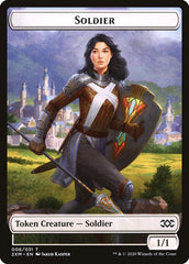 Servo // Soldier Double-Sided Token [Double Masters Tokens] | Clutch Gaming