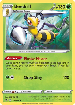 Beedrill (003/185) [Sword & Shield: Vivid Voltage] | Clutch Gaming