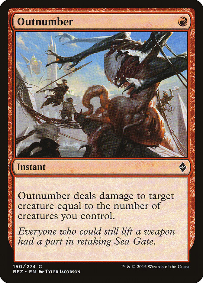 Outnumber [Battle for Zendikar] | Clutch Gaming