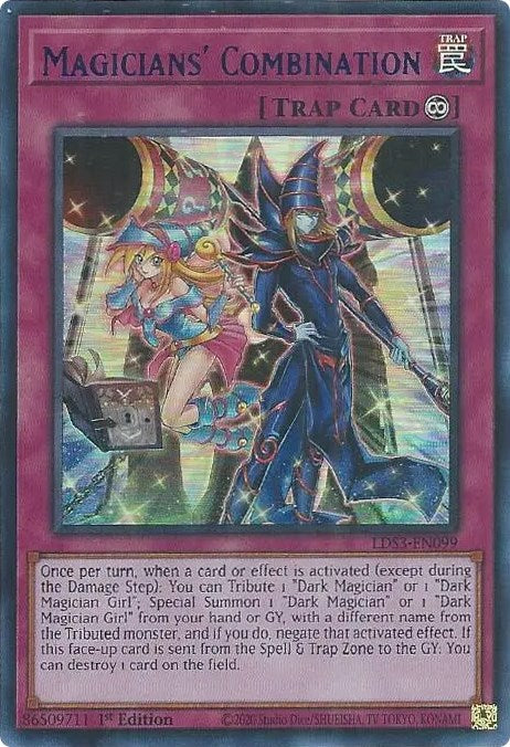 Magicians' Combination (Blue) [LDS3-EN099] Ultra Rare | Clutch Gaming