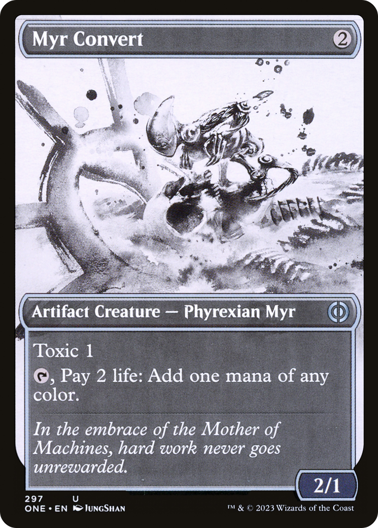 Myr Convert (Showcase Ichor) [Phyrexia: All Will Be One] | Clutch Gaming