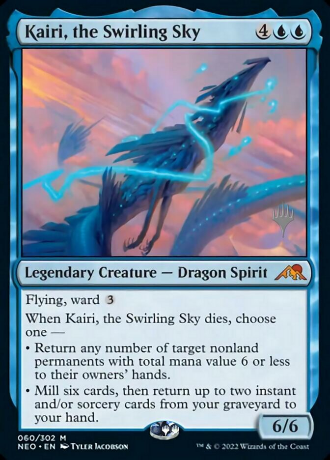 Kairi, the Swirling Sky (Promo Pack) [Kamigawa: Neon Dynasty Promos] | Clutch Gaming