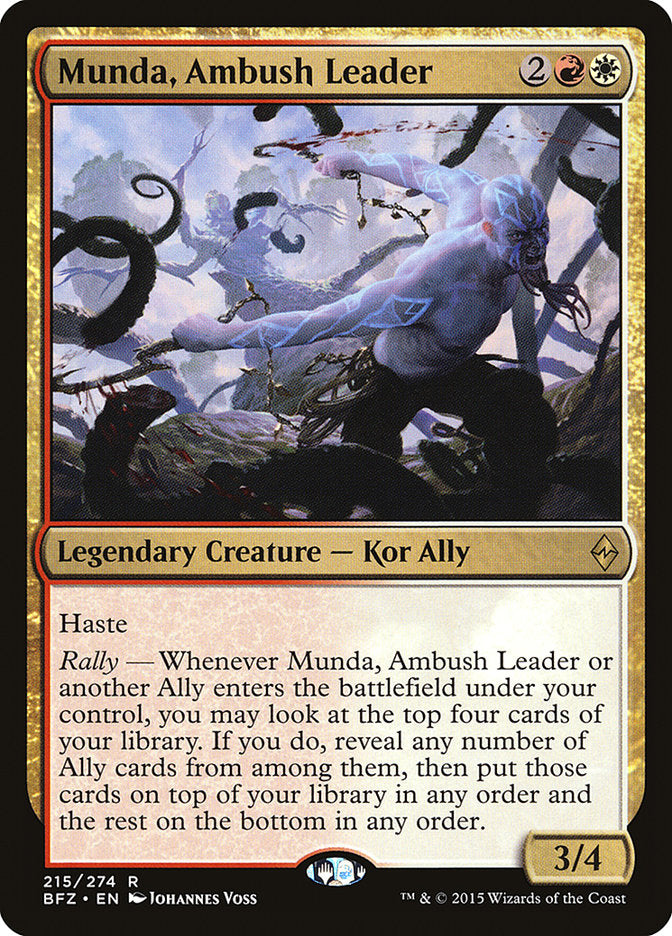 Munda, Ambush Leader [Battle for Zendikar] | Clutch Gaming