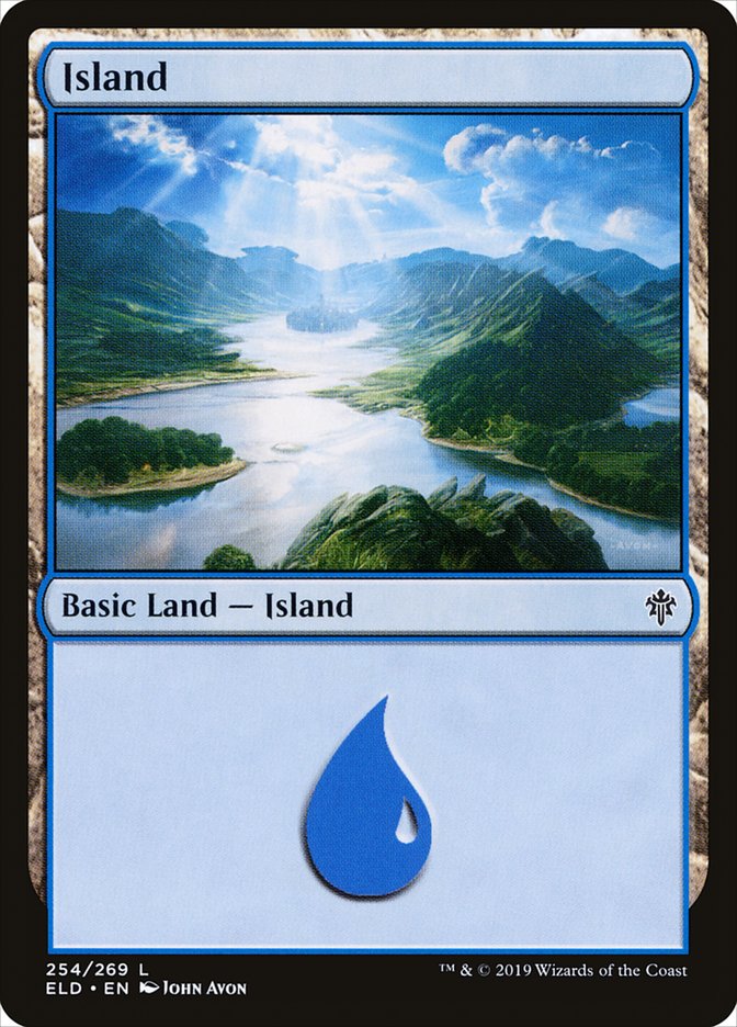 Island (254) [Throne of Eldraine] | Clutch Gaming