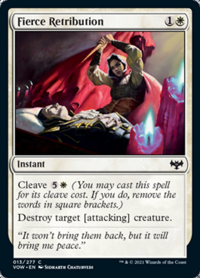 Fierce Retribution [Innistrad: Crimson Vow] | Clutch Gaming