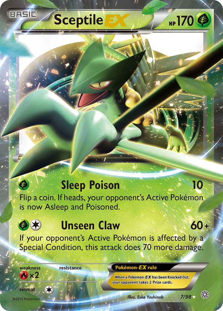 Sceptile EX (7/98) [XY: Ancient Origins] | Clutch Gaming