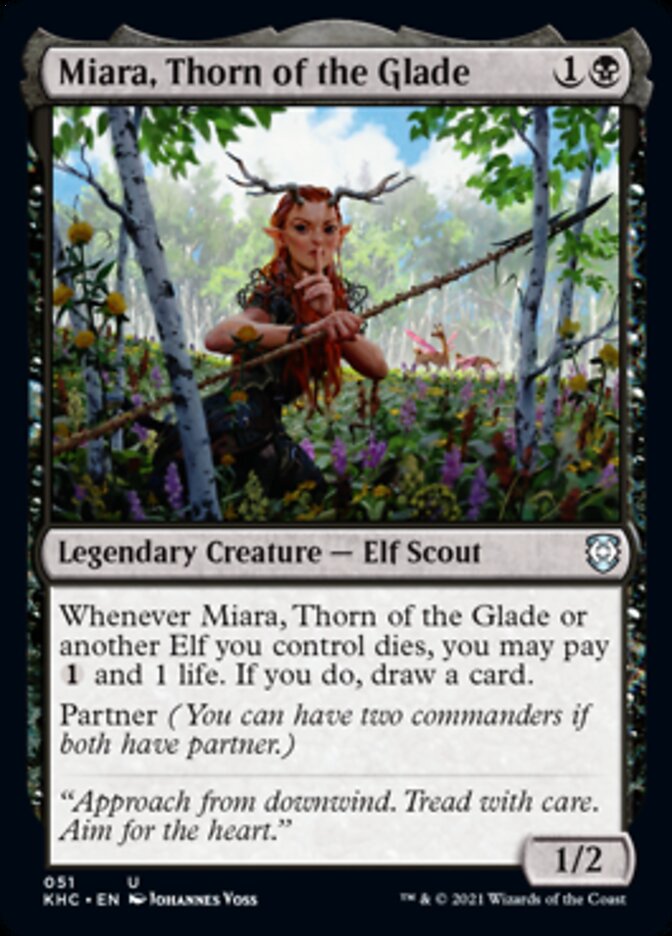 Miara, Thorn of the Glade [Kaldheim Commander] | Clutch Gaming