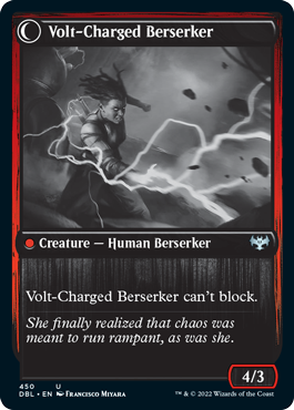 Voltaic Visionary // Volt-Charged Berserker [Innistrad: Double Feature] | Clutch Gaming