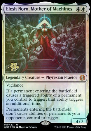 Elesh Norn, Mother of Machines [Phyrexia: All Will Be One Prerelease Promos] | Clutch Gaming