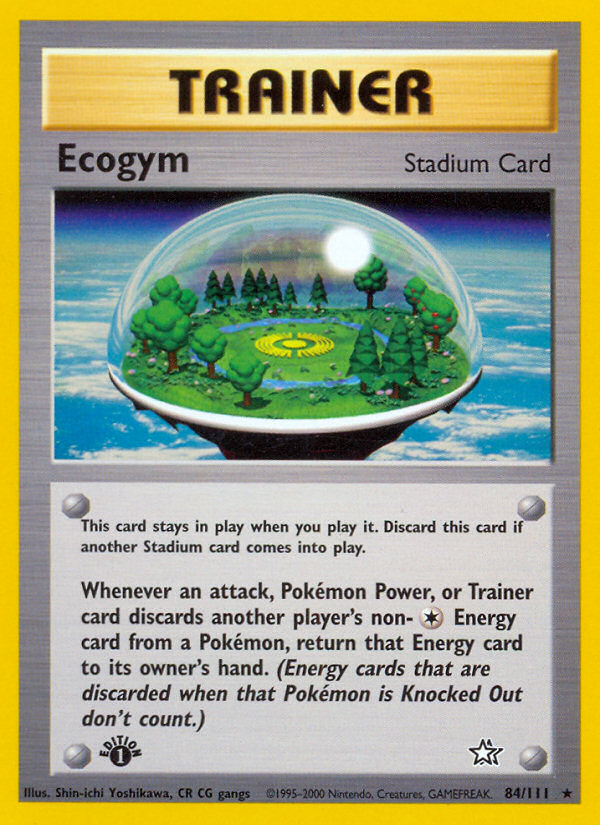 Ecogym (84/111) [Neo Genesis 1st Edition] | Clutch Gaming