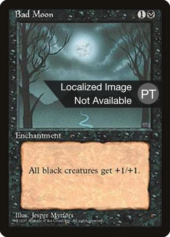 Bad Moon [Fourth Edition (Foreign Black Border)] | Clutch Gaming