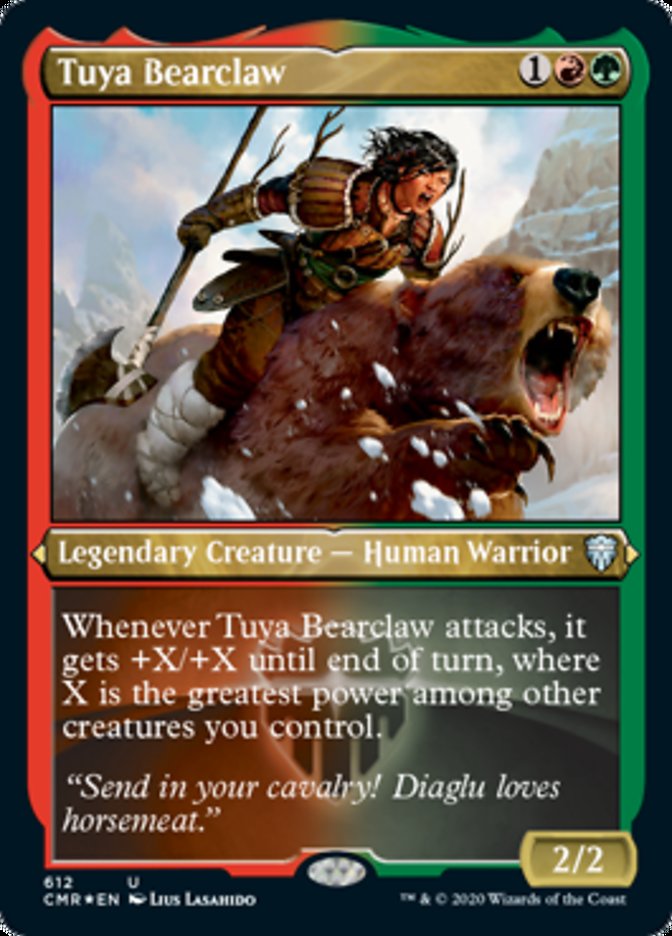 Tuya Bearclaw (Etched) [Commander Legends] | Clutch Gaming