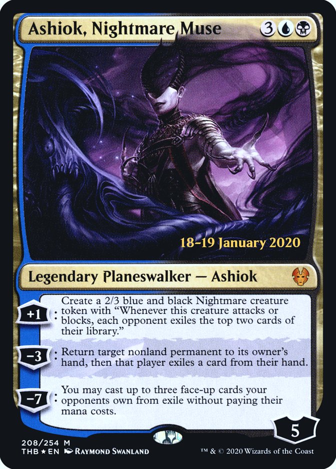 Ashiok, Nightmare Muse [Theros Beyond Death Prerelease Promos] | Clutch Gaming