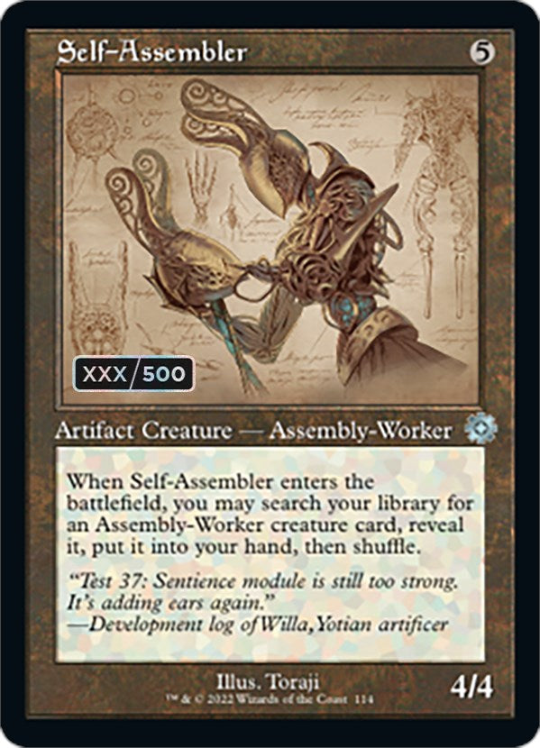 Self-Assembler (Retro Schematic) (Serial Numbered) [The Brothers' War Retro Artifacts] | Clutch Gaming