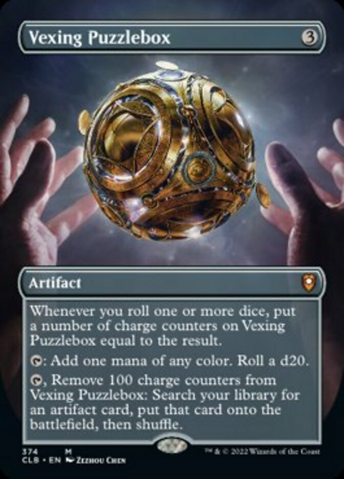 Vexing Puzzlebox (Borderless Alternate Art) [Commander Legends: Battle for Baldur's Gate] | Clutch Gaming