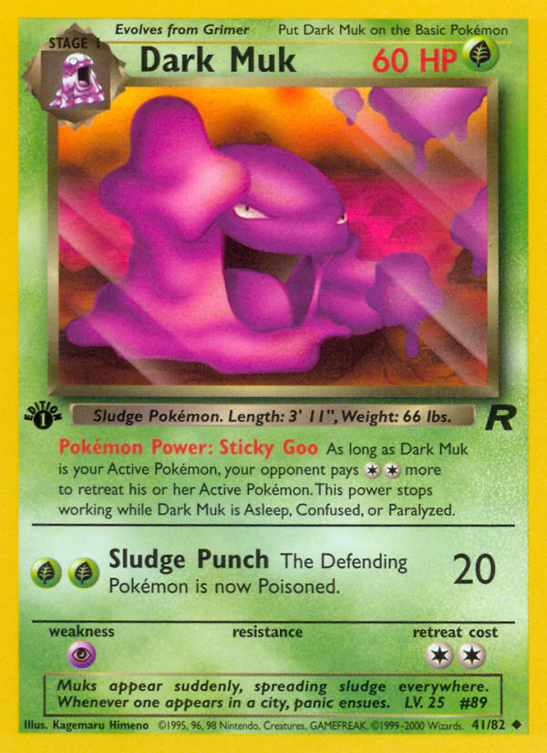 Dark Muk (41/82) [Team Rocket 1st Edition] | Clutch Gaming