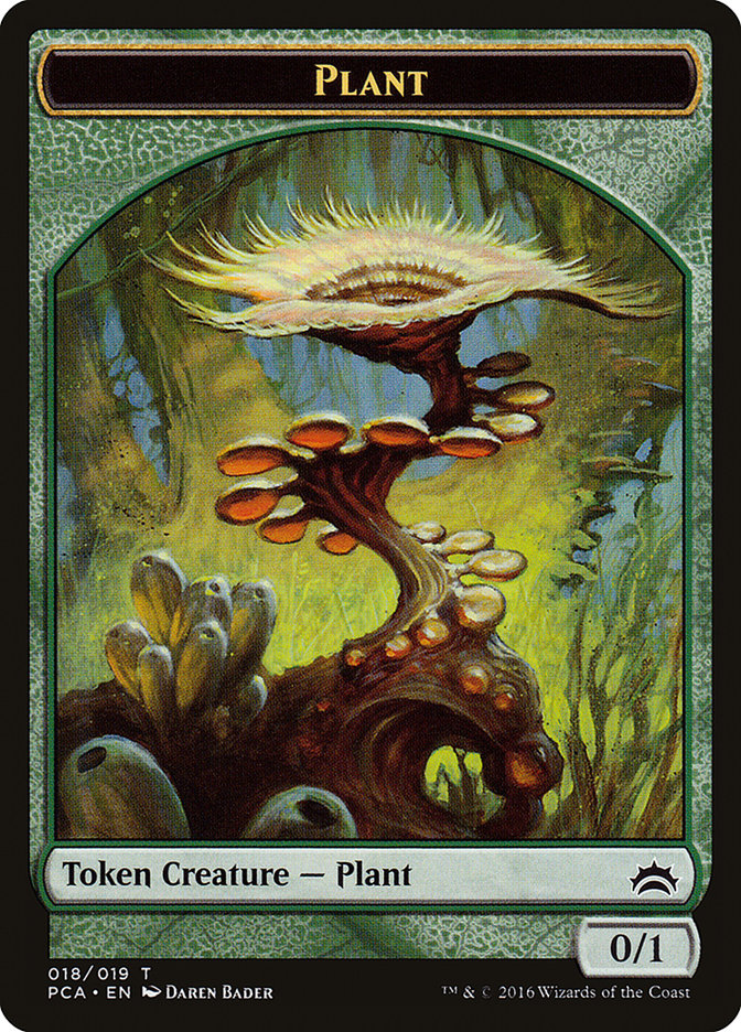 Plant // Ooze (016) Double-Sided Token [Planechase Anthology Tokens] | Clutch Gaming