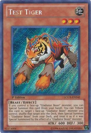 Test Tiger [LCGX-EN242] Secret Rare | Clutch Gaming