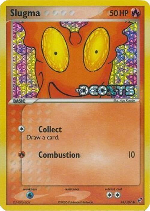 Slugma (74/107) (Stamped) [EX: Deoxys] | Clutch Gaming