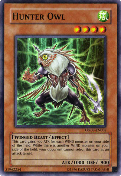 Hunter Owl [GX03-EN002] Super Rare | Clutch Gaming