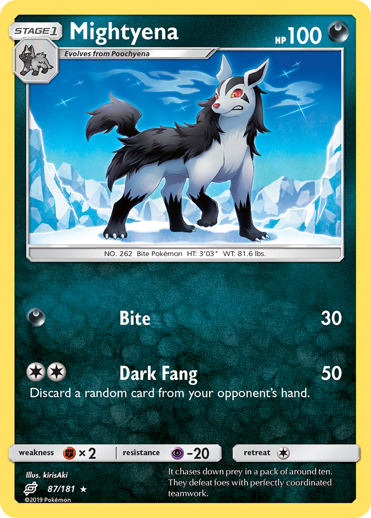 Mightyena (87/181) [Sun & Moon: Team Up] | Clutch Gaming