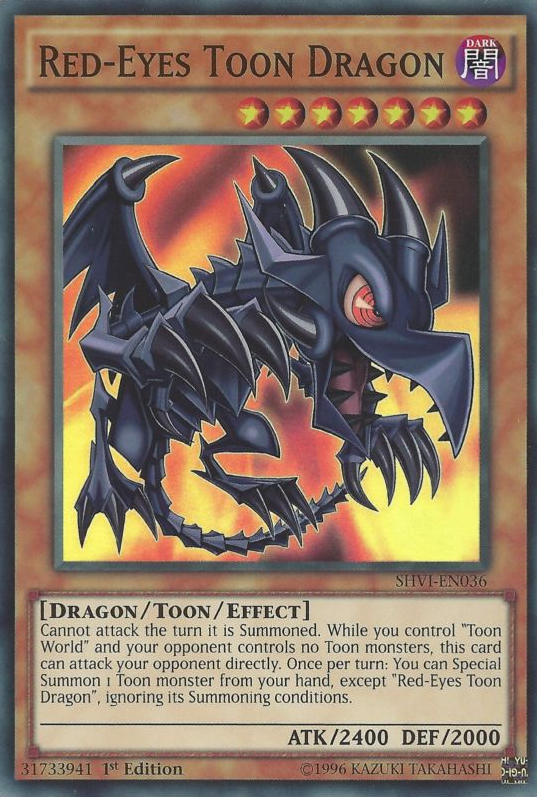 Red-Eyes Toon Dragon [SHVI-EN036] Super Rare | Clutch Gaming