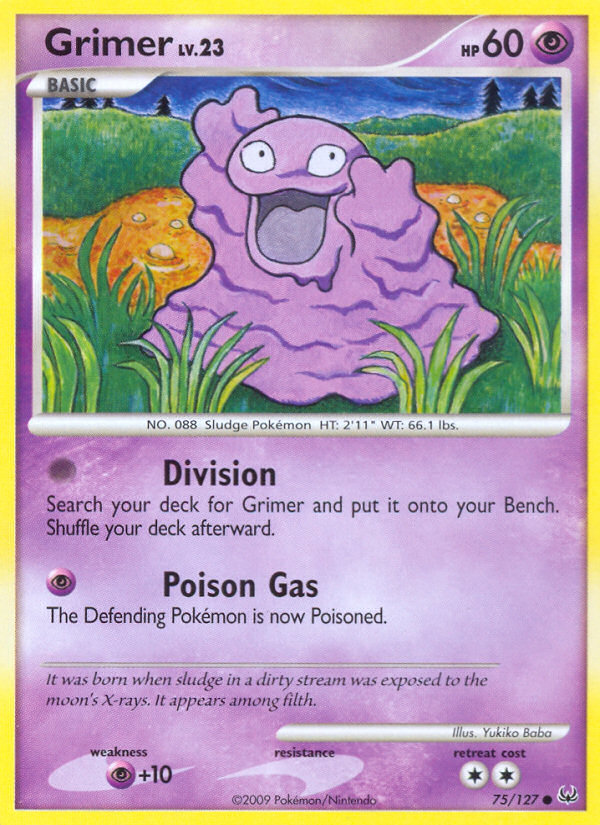 Grimer (75/127) [Platinum: Base Set] | Clutch Gaming