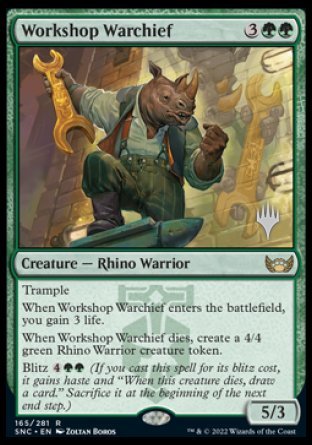 Workshop Warchief (Promo Pack) [Streets of New Capenna Promos] | Clutch Gaming