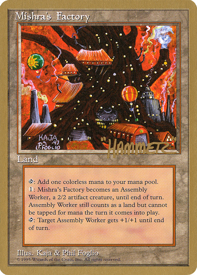 Mishra's Factory (Shawn "Hammer" Regnier) [Pro Tour Collector Set] | Clutch Gaming