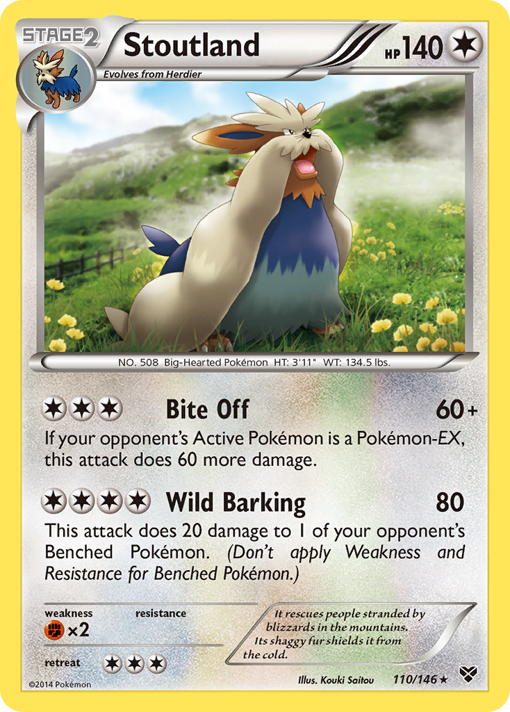 Stoutland (110/146) [XY: Base Set] | Clutch Gaming