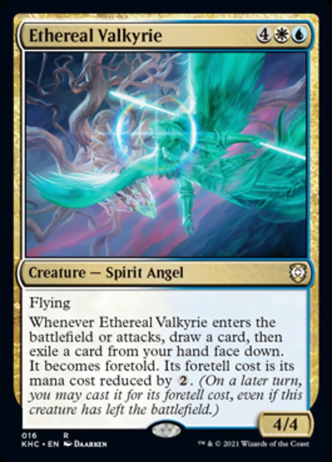 Ethereal Valkyrie [Kaldheim Commander] | Clutch Gaming